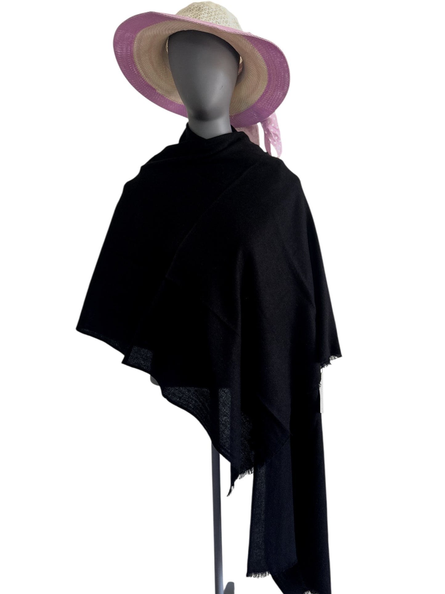 100% Cashmere Pashmina Scarf (28x80 inches)